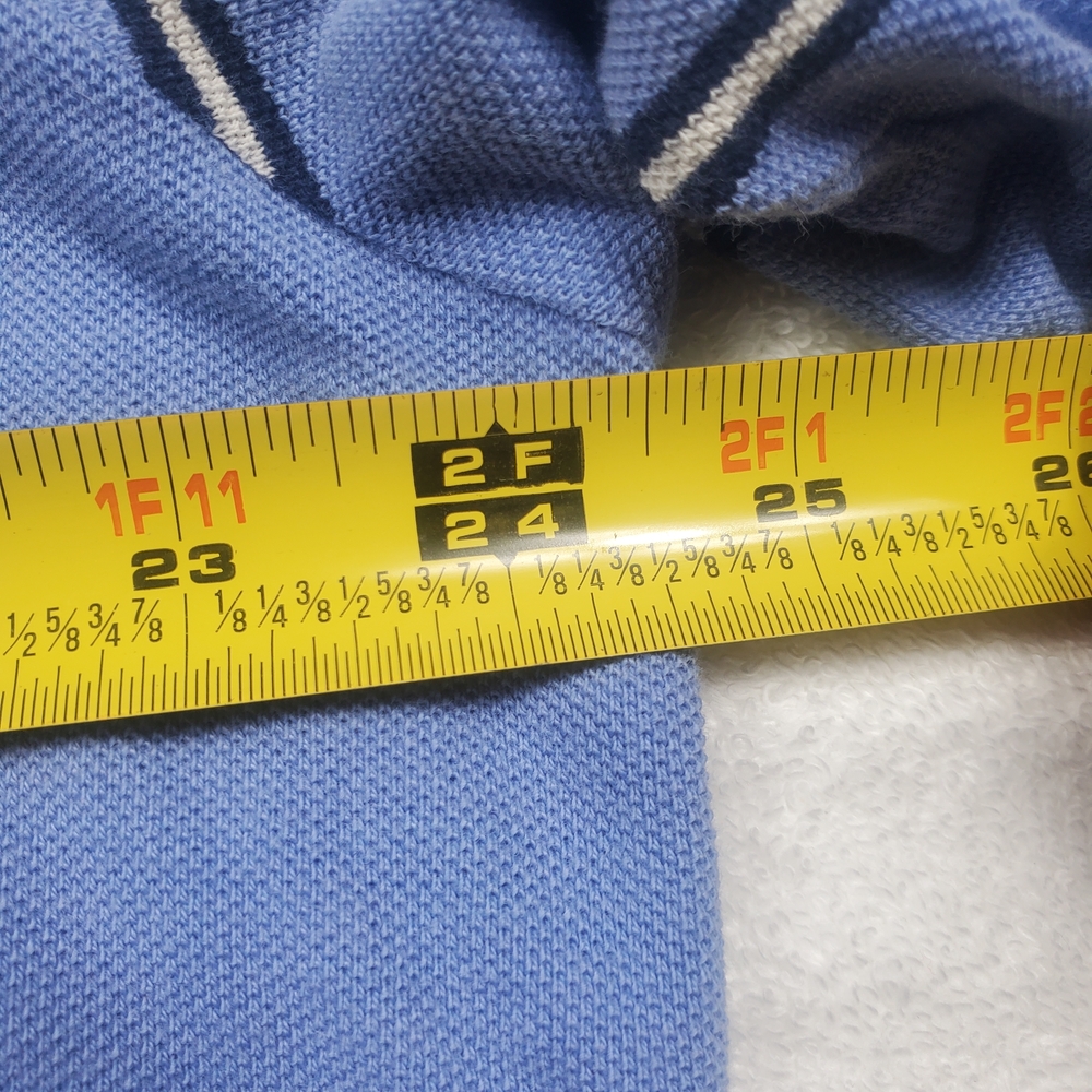 Polo Ralph Lauren Mens 2XL Polo Shirt Blue Stripe Short Sleeve Cotton Pony XXL - Picture 5 of 9